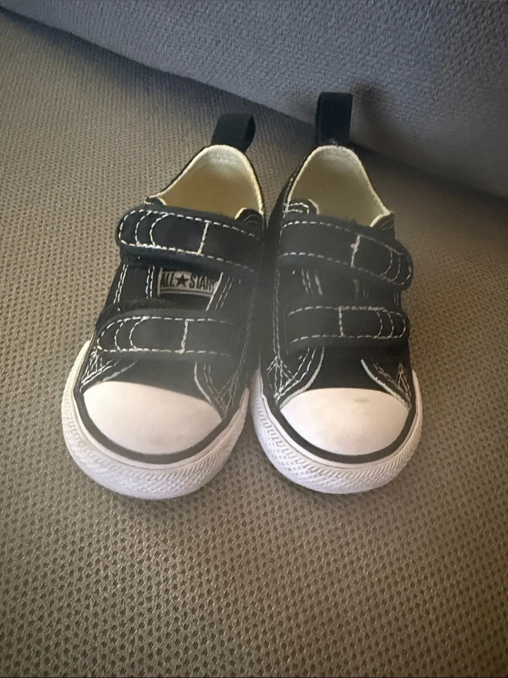 Converse Kids' Black Canvas Sneakers
